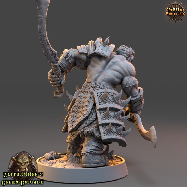 Grizban Gutz - Zeithammer's Green Brigade - Unpainted Miniature