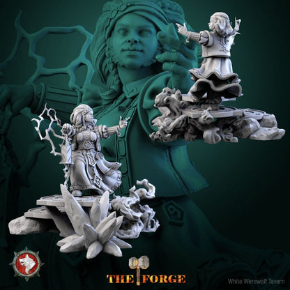 Ferrag Runemaster - Female Dwarf - Unpainted Miniature