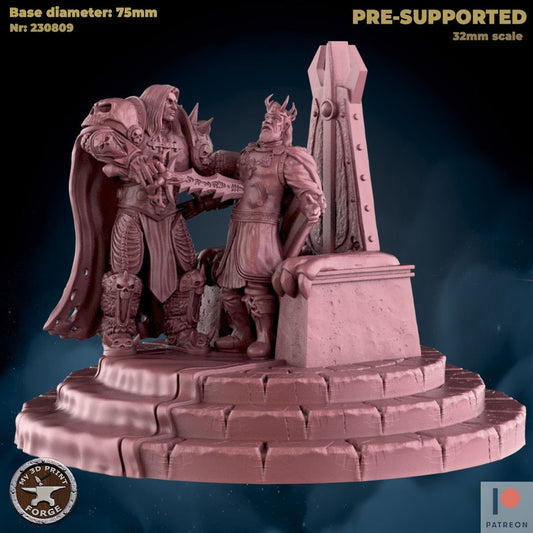 King Slayer Diorama - Unpainted Miniature