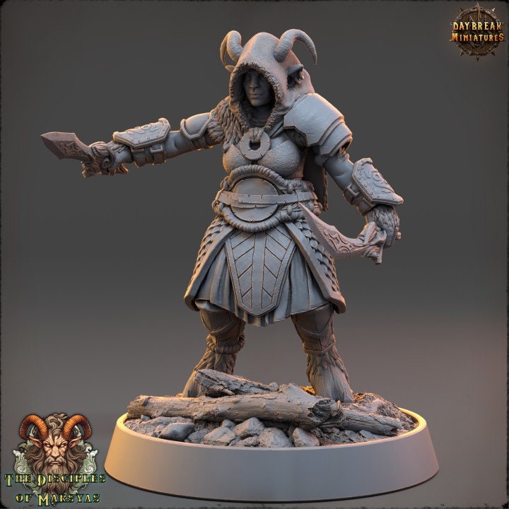 Raneaca Razor - The Disciples of Marsyas - Unpainted Miniature