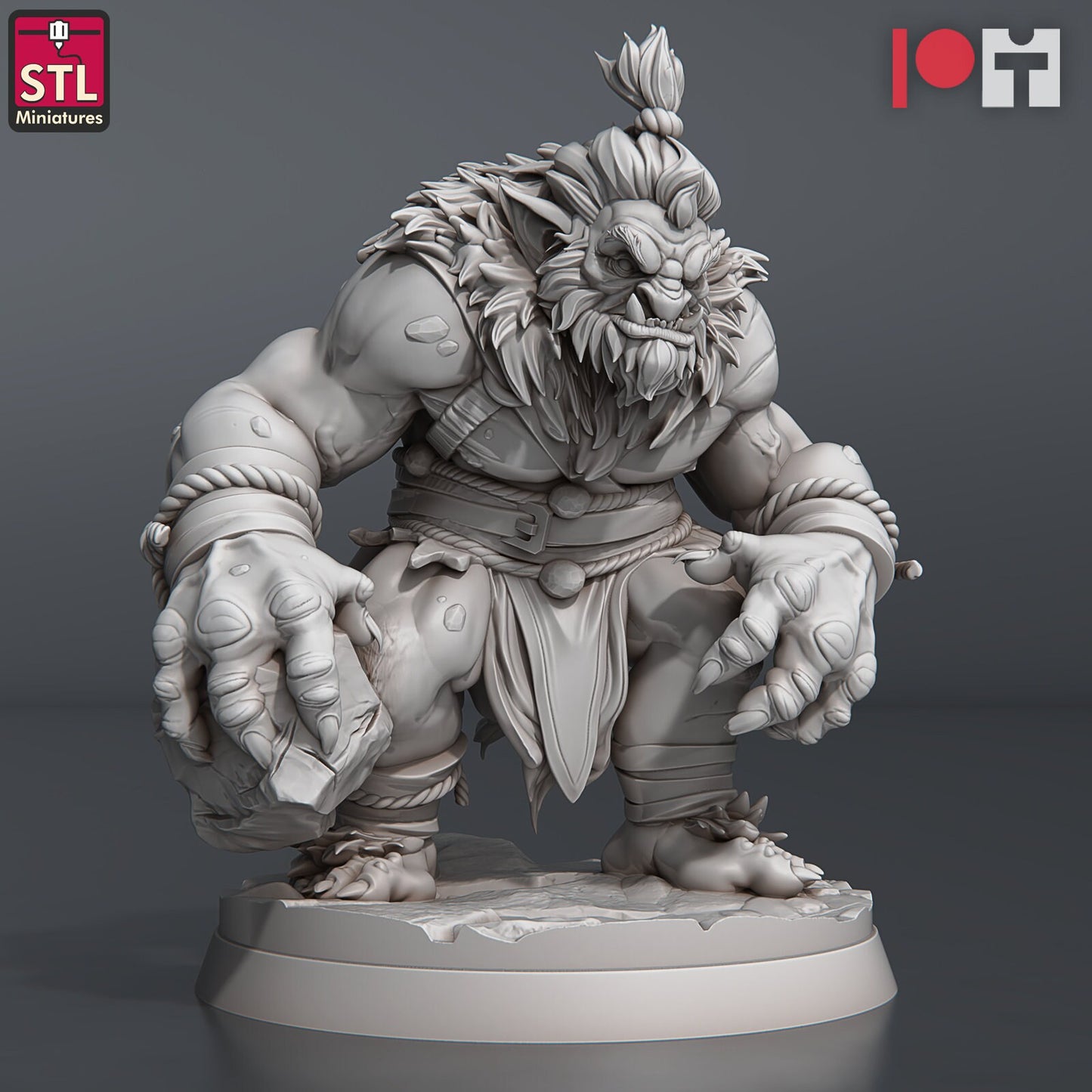 Snow Trolls - Unpainted Miniature