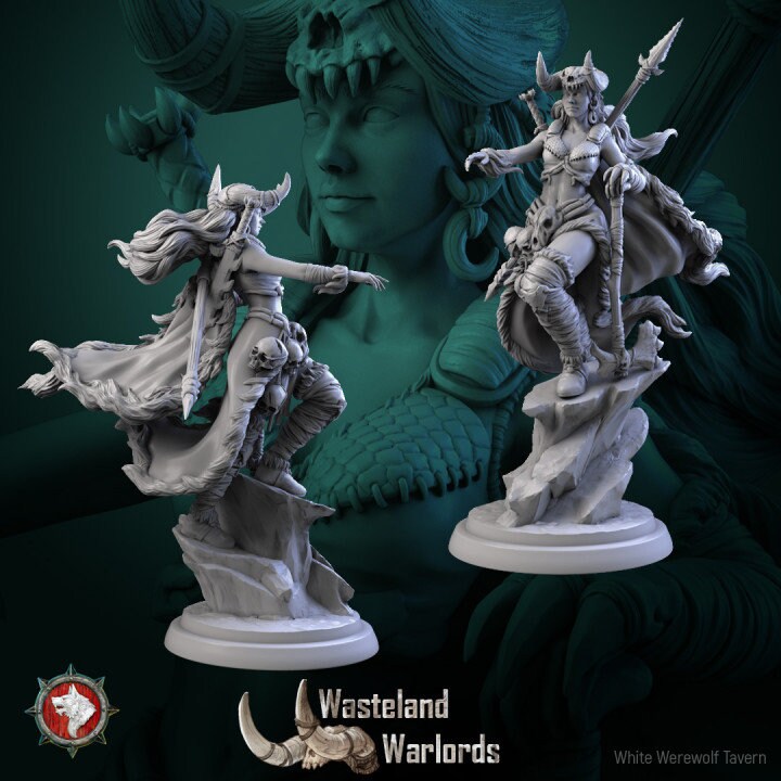 Aluraya - Wasteland Warlords Set - Unpainted Miniature