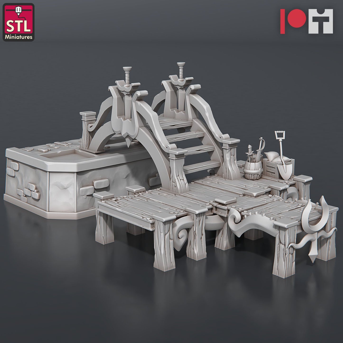 Ship Dock - Unpainted Miniature