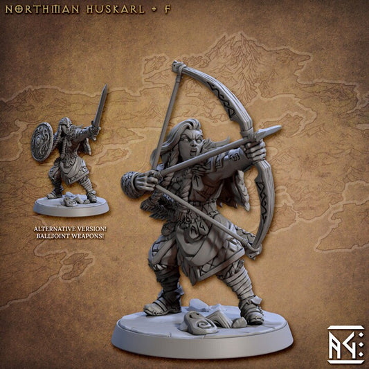 Northmen Huskarl - Pose F - Skutagaard Northmen - Unpainted Miniature