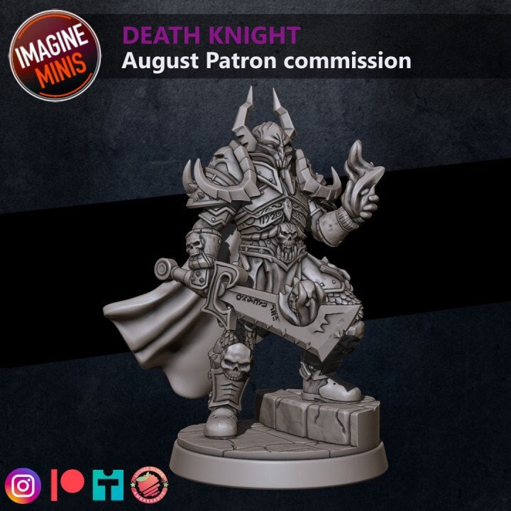 Death Knight - Unpainted Miniature