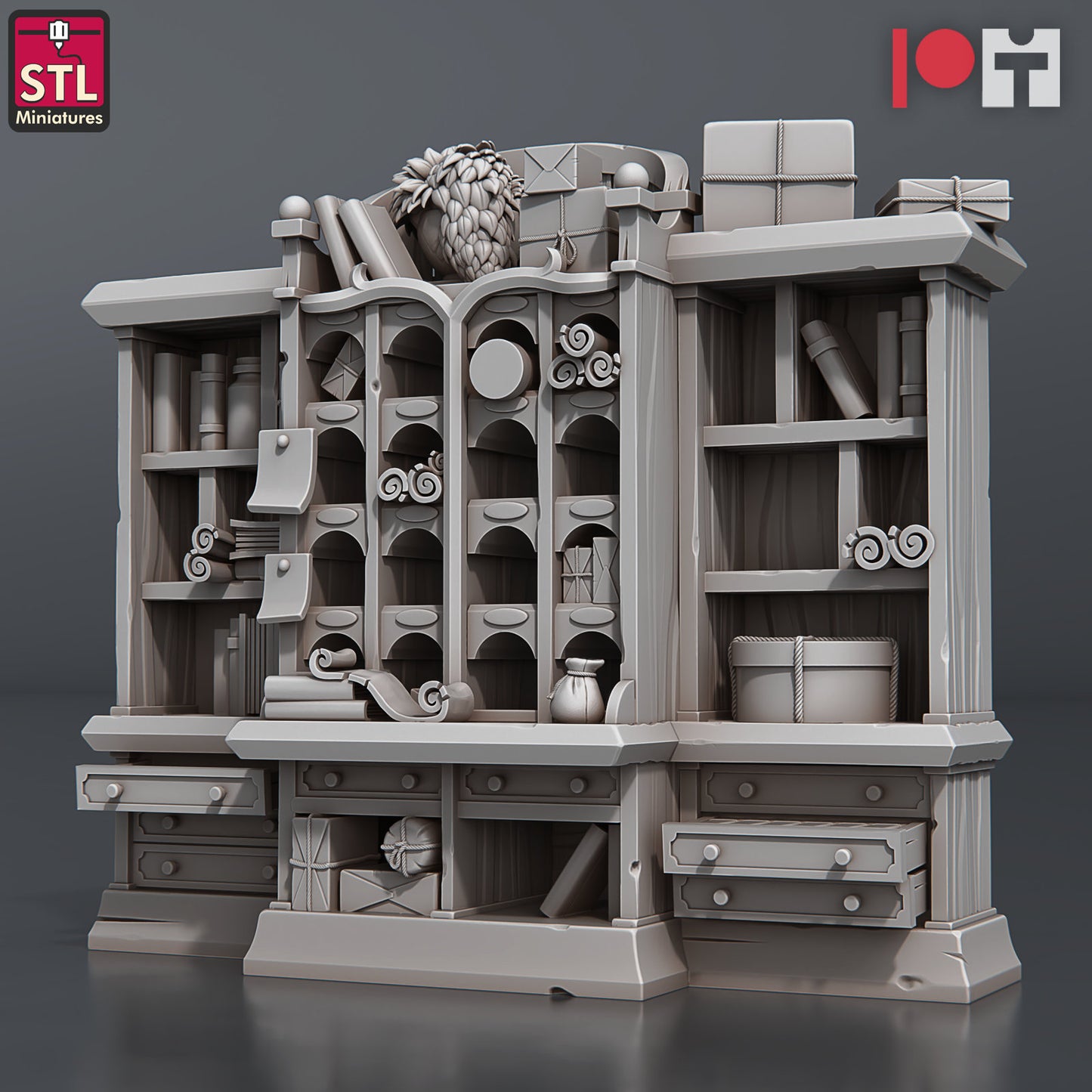 Post Office Shelf - Unpainted Miniature