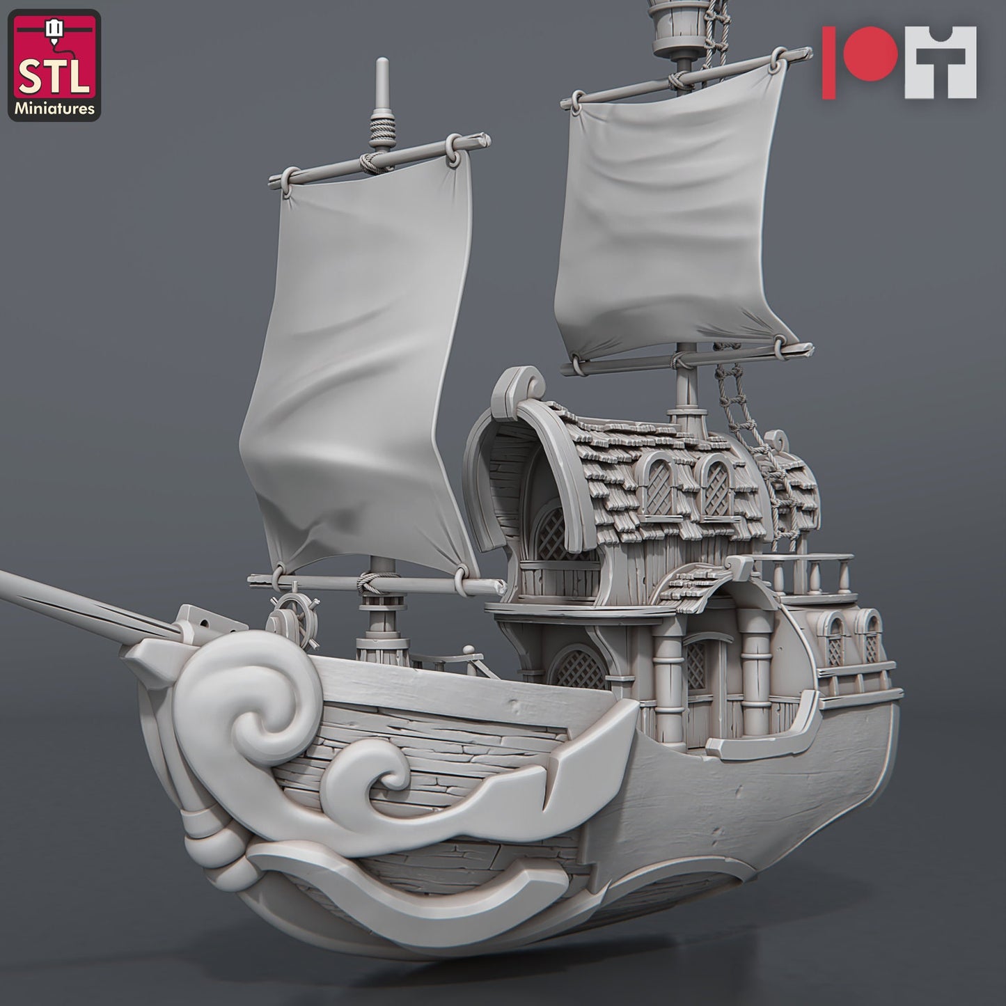 Treasure Hunter Ship - Unpainted Miniature