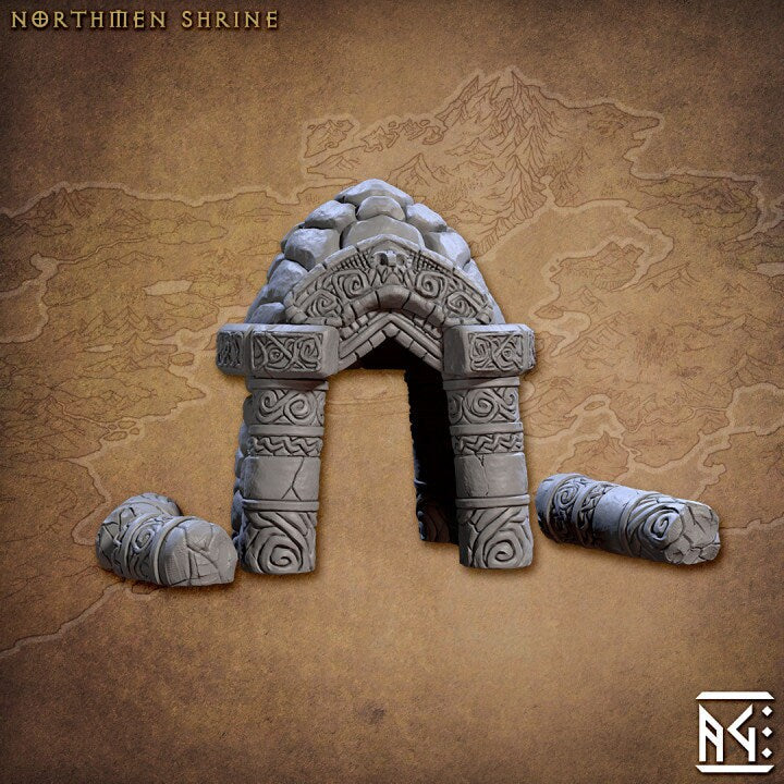 Northmen Shrine - Unpainted Miniature