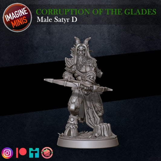 Male Satyr - Pose D - Unpainted Miniature