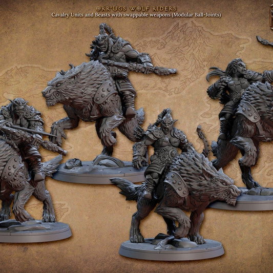 Wolf Riders - Nomad Orr'ugs - Unpainted Miniature