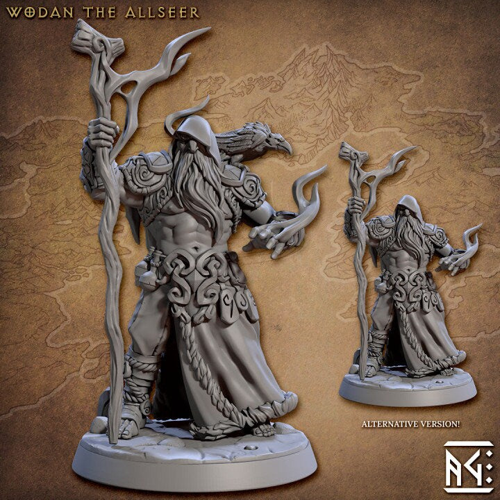 Wodan the Allseer - Skutagaard Northmen - Unpainted Miniature