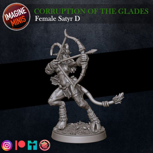 Female Satyr - Pose D - Unpainted Miniature