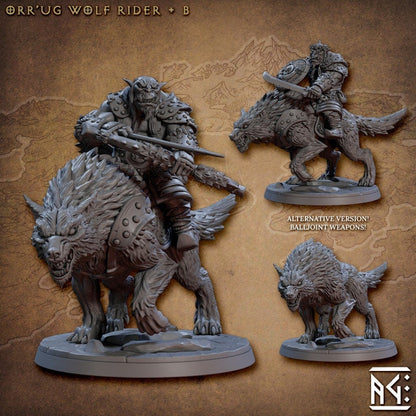 Wolf Riders - Nomad Orr'ugs - Unpainted Miniature