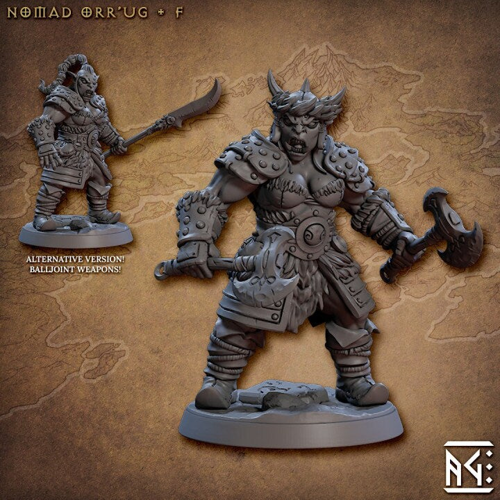 Nomad Orr'ugs - Pose F - Unpainted Miniature