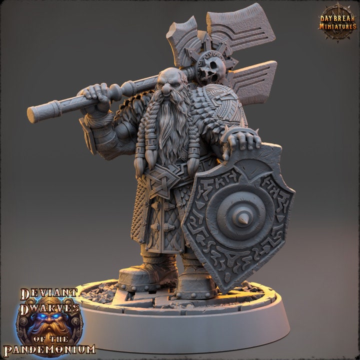 Froden Rokk - Deviant Dwarves of the Pandemonium - Unpainted Miniature