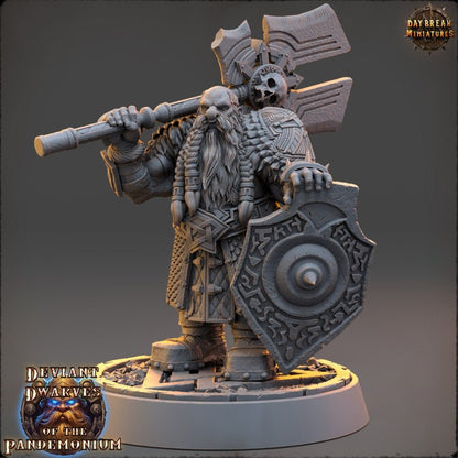 Froden Rokk - Deviant Dwarves of the Pandemonium - Unpainted Miniature