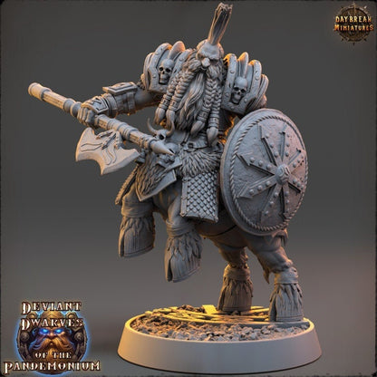 Arnan Stonecold - Deviant Dwarves of the Pandemonium - Unpainted Miniature