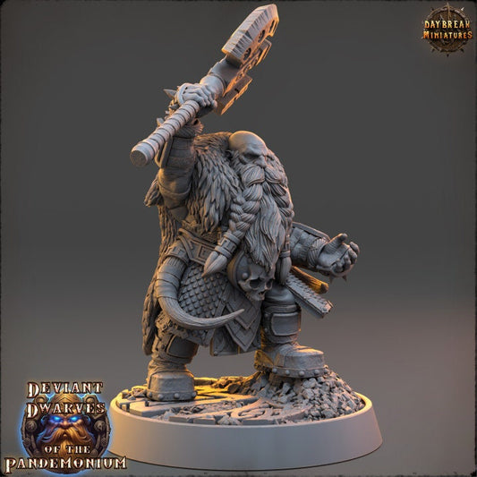 Zigmond Rottinger - Deviant Dwarves of the Pandemonium - Unpainted Miniature