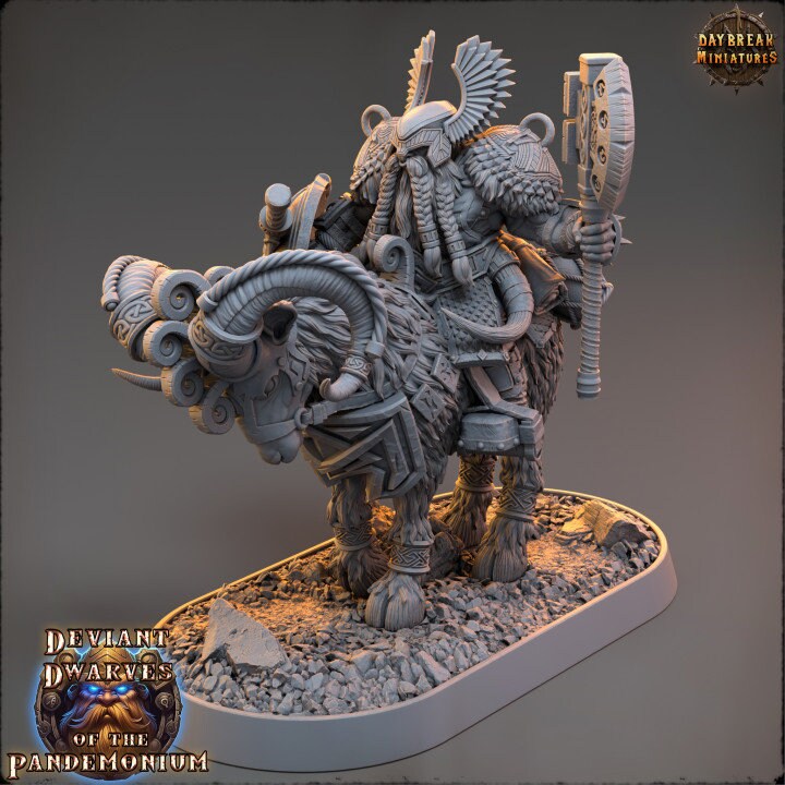 Hellgo Drauper - Deviant Dwarves of the Pandemonium - Unpainted Miniature