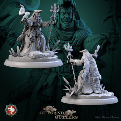 Cloo - Swamp Hag - Unpainted Miniature