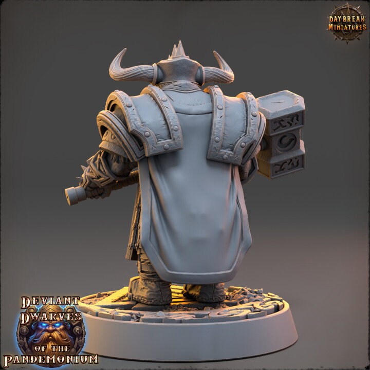 Dunko Ghoulhammer - Deviant Dwarves of the Pandemonium - Unpainted Miniature