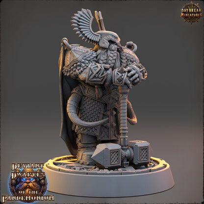 Judge Sindri - Deviant Dwarves of the Pandemonium - Unpainted Miniature