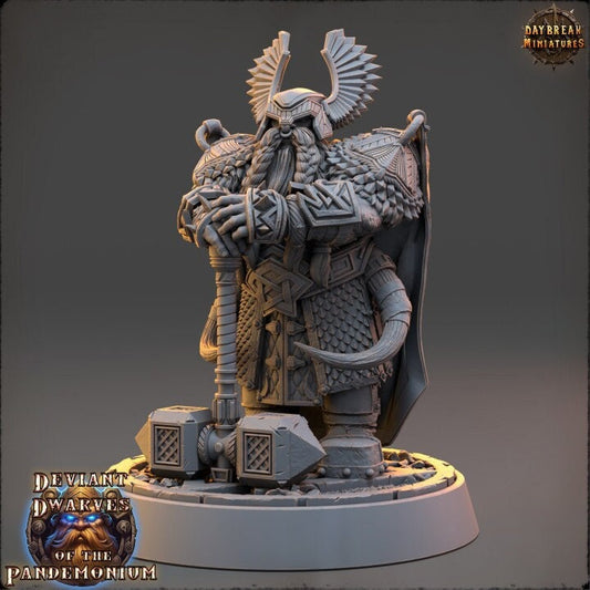 Judge Sindri - Deviant Dwarves of the Pandemonium - Unpainted Miniature