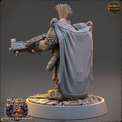 Jagno The Impaler - Deviant Dwarves of the Pandemonium - Unpainted Miniature