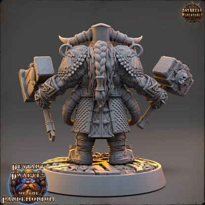 Sothard Deadhand - Deviant Dwarves of the Pandemonium - Unpainted Miniature