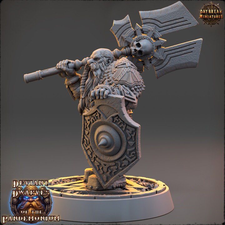 Froden Rokk - Deviant Dwarves of the Pandemonium - Unpainted Miniature