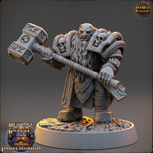 Joriz Dammerung - Deviant Dwarves of the Pandemonium - Unpainted Miniature