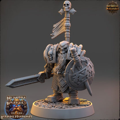 Szigalf Skullmount - Deviant Dwarves of the Pandemonium - Unpainted Miniature