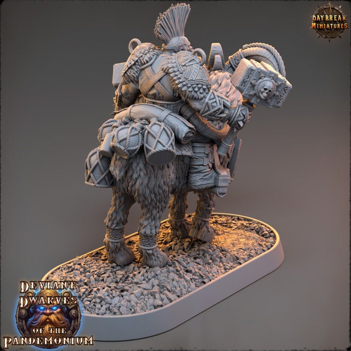 Lukasz Drencher - Deviant Dwarves of the Pandemonium - Unpainted Miniature