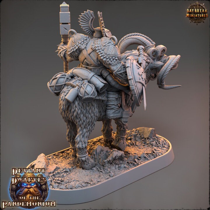 Hellgo Drauper - Deviant Dwarves of the Pandemonium - Unpainted Miniature