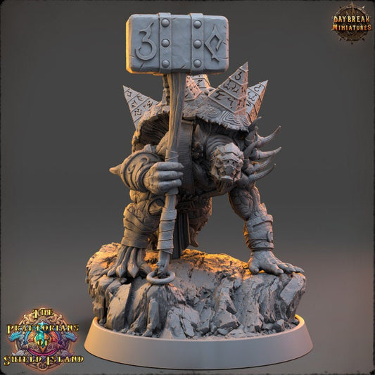 Trannu - The Praetorians of Shield Island - Unpainted Miniature