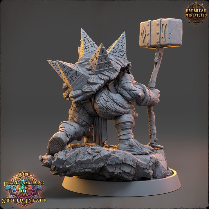 Trannu - The Praetorians of Shield Island - Unpainted Miniature