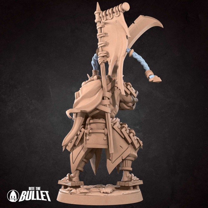 Orc Blademaster - Unpainted Miniature