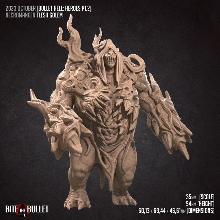 Flesh Golem - Bullet Hell Set - Unpainted Miniature