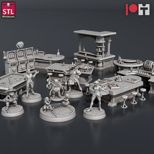 Casino Set - Unpainted Miniature