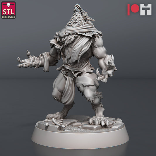 Werewolf - Pose B - Unpainted Miniature