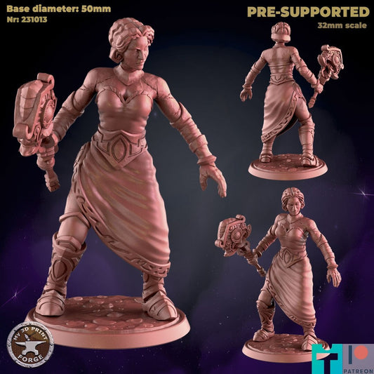 Stone Giantess - Unpainted Miniature