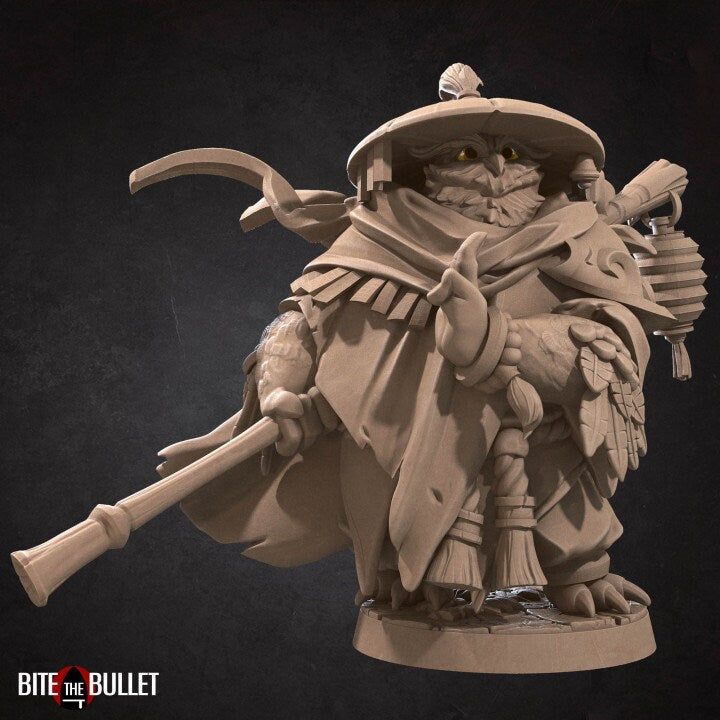 Owlfolk Monk - Unpainted Miniature