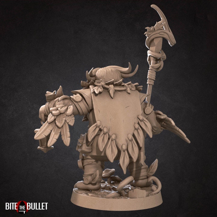 Owlfolk Druid - Unpainted Miniature