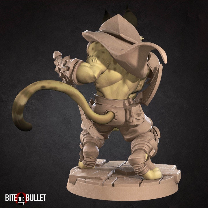 Tabaxi Rogue - Unpainted Miniature