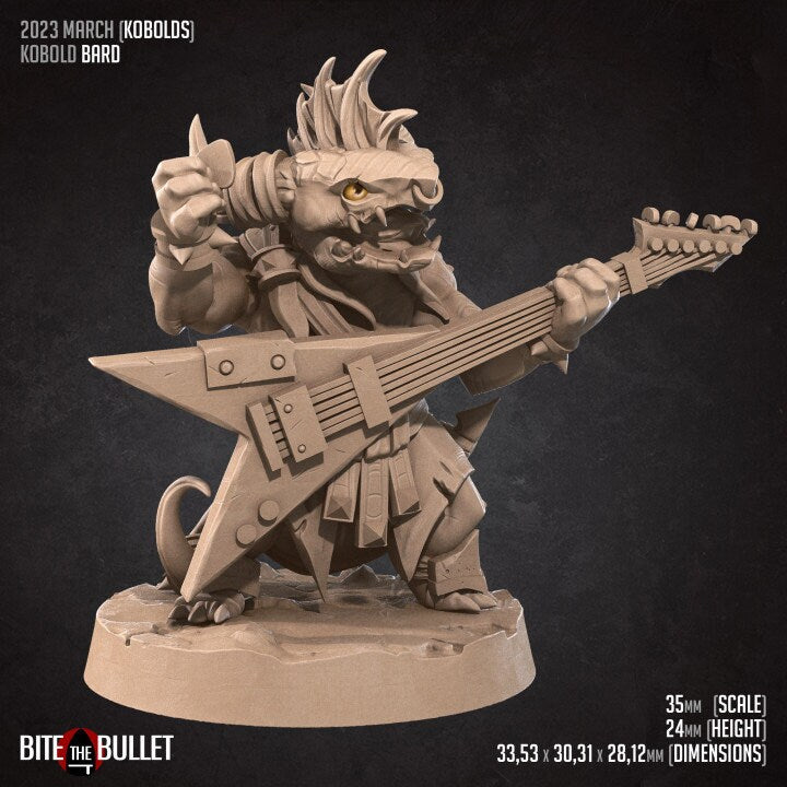 Kobold Bard - Unpainted Miniature