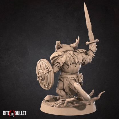 Kobold Barbarian - Unpainted Miniature