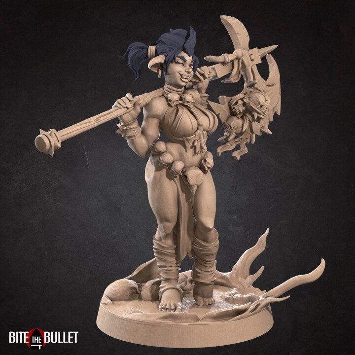 Gaby, the Goblinoid Queen - Unpainted Miniature