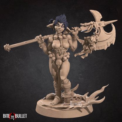 Gaby, the Goblinoid Queen - Unpainted Miniature