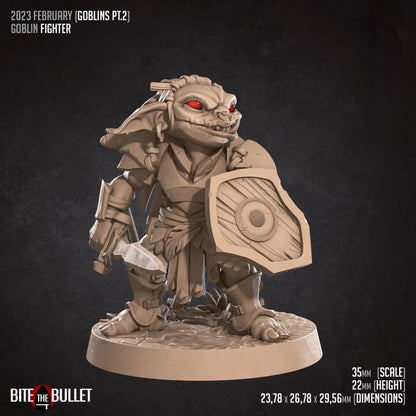 Goblin Fighter - Unpainted Miniature