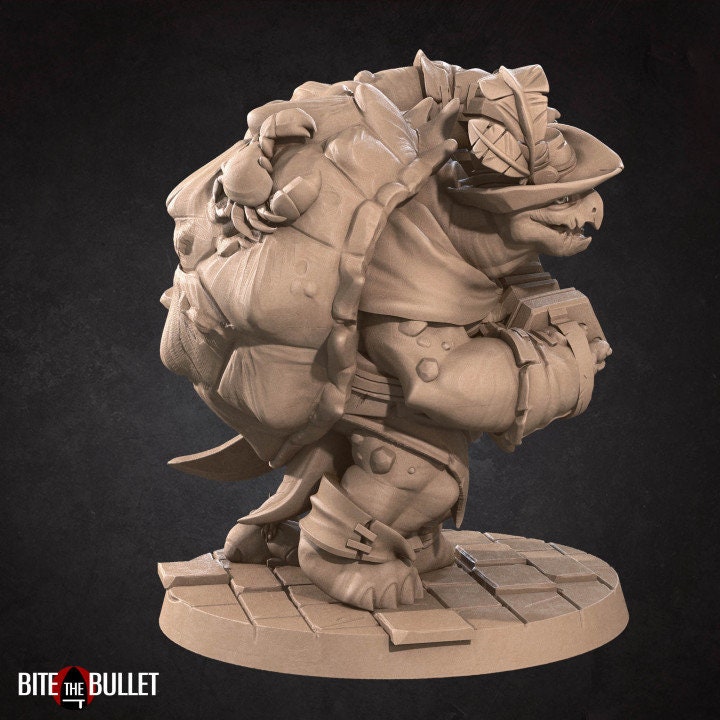 Turtle Bard - Unpainted Miniature